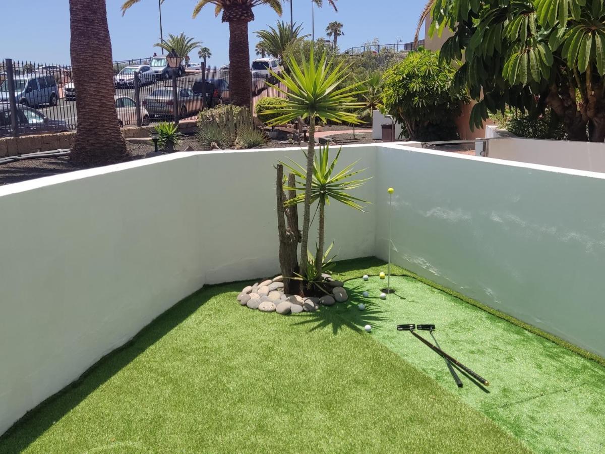 "Mini Golf Estudio" Terraza Privada Y Piscina San Miguel de Abona Exterior foto