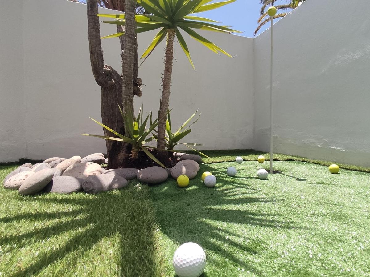 "Mini Golf Estudio" Terraza Privada Y Piscina San Miguel de Abona Exterior foto